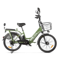 Электровелосипед Green City Gelbert ALFA 1 ST Темно-зеленый