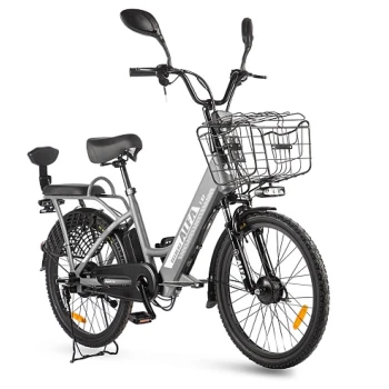 Электровелосипед Green City Gelbert ALFA 1 ST / Eltreco Alfa New Серый